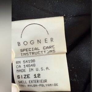Bogner Black Ski & Snow Jacket